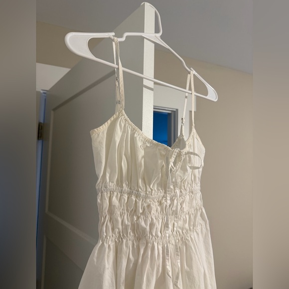 Ciao Lucia Gabriela Washed Cotton White Poplin Midi Dress XS - Picture 8 of 11